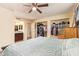 Comfortable main bedroom showcases closet and wood-look floors at 7114 W Oregon Ave, Glendale, AZ 85303
