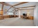 Spacious living room featuring wood beam ceilings and comfortable seating at 8600 E Broadway Rd # 30, Mesa, AZ 85208