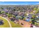 Community aerial showcasing residential homes with pools and recreational spaces, providing a vibrant living environment at 10305 E Plata Ave, Mesa, AZ 85212