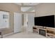 Cozy bonus room features a fireplace and doorway leading to additional rooms at 10305 E Plata Ave, Mesa, AZ 85212