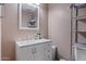 Clean bathroom with vanity and ample storage at 13608 N 33Rd Ave, Phoenix, AZ 85029