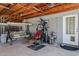 Open patio area featuring a swing, gym equipment, and seating at 13608 N 33Rd Ave, Phoenix, AZ 85029