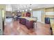 Spacious kitchen features granite countertops and opens up to the dining area at 154 E Redfield Rd, Chandler, AZ 85225