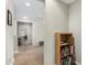 Hallway featuring a bookshelf with view of bedroom at 1689 E Elgin St, Gilbert, AZ 85295