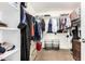 Spacious walk-in closet with ample storage and organizational features at 1689 E Elgin St, Gilbert, AZ 85295
