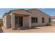 Back of home featuring a covered patio and gravel backyard at 18492 E Donato Dr, Gold Canyon, AZ 85118