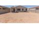 Open backyard, ready for landscaping or pool install at 18492 E Donato Dr, Gold Canyon, AZ 85118