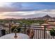 Balcony with mountain views, outdoor seating, and beautiful desert landscape at 2211 E Camelback Rd # 902, Phoenix, AZ 85016