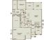 Detailed floor plan showcases the layout with a four car tandem garage, gathering room, and owner's suite at 22771 N 98Th Dr, Peoria, AZ 85383
