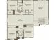 Second floor layout with a loft, 4 bedrooms and 2 bathrooms at 22771 N 98Th Dr, Peoria, AZ 85383