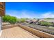 Backyard view from a wooden deck at 2909 W Bowker St, Phoenix, AZ 85041