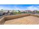 View of the backyards and homes from a wooden deck at 2909 W Bowker St, Phoenix, AZ 85041