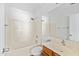 Bathroom with a bathtub, a shower and sink at 2909 W Bowker St, Phoenix, AZ 85041