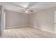 Bright and airy bedroom with lots of open space, ceiling fan and wood-look floors at 3119 W Cochise Dr # 111, Phoenix, AZ 85051