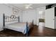 Bedroom featuring hardwood flooring and a ceiling fan at 6236 N 16Th St # 1, Phoenix, AZ 85016