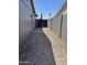 Fenced backyard with gravel at 822 W El Alba Way, Chandler, AZ 85225