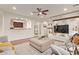 Bright and open living area with hardwood floors and modern decor at 9231 W Bent Tree Dr, Peoria, AZ 85383
