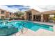 The community offers an outdoor pool and clubhouse with seating to relax and unwind at 9550 E Thunderbird Rd # 259, Scottsdale, AZ 85260