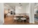 Bright dining area features a round table and banquette seating, blending style and comfort at 9733 E Clinton St, Scottsdale, AZ 85260