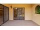 Relaxing outdoor patio space with sliding glass door and views of the community at 10330 W Thunderbird W Blvd # B103, Sun City, AZ 85351