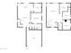 Detailed floor plan showcasing layout of the home, including living areas, bedrooms, garage, and bathrooms at 1078 E Poncho Ln, San Tan Valley, AZ 85143