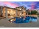 Beautiful pool and outdoor living space, great for relaxing and enjoying warm evenings at 1146 W Sea Fog Dr, Gilbert, AZ 85233