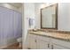 Bathroom features granite counter tops, and vanity storage at 1277 W Stephanie Ln, San Tan Valley, AZ 85143