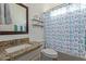 Bathroom features granite counter tops, a shower and vanity storage at 1277 W Stephanie Ln, San Tan Valley, AZ 85143