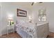 This bedroom is bright with fresh paint and decor at 1277 W Stephanie Ln, San Tan Valley, AZ 85143