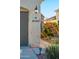 Close up of house number and plants outside this cozy home at 12934 W Chapala Dr, Sun City West, AZ 85375