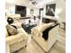 Cozy living room featuring comfortable seating, a modern fireplace, and stylish decor at 15602 N 37Th St, Phoenix, AZ 85032