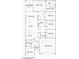 Detailed floor plan showcasing the layout of the home, including bedrooms, bathrooms, and living spaces at 16722 W Audrey Ln, Surprise, AZ 85387