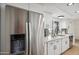 Modern kitchen with stainless steel appliances and a large refrigerator at 17019 E Calaveras Ave, Fountain Hills, AZ 85268