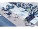 Aerial view of a residential property, capturing the home's layout and surrounding landscape at 200 E Ivanhoe St, Chandler, AZ 85225