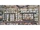 Overhead aerial shot displaying the organized layout of a manufactured home community at 200 E Ivanhoe St, Chandler, AZ 85225