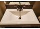 Close-up of a pristine white bathroom sink, highlighting its clean design and fixtures at 200 E Ivanhoe St, Chandler, AZ 85225