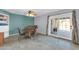 Spacious dining area with French doors leading to the backyard at 3422 W Poinsettia Dr, Phoenix, AZ 85029