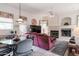 Cozy living room with fireplace and stylish decor at 345 S Buena Vista Ave, Gilbert, AZ 85296