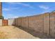 A spacious backyard featuring a block wall fence for added privacy at 3709 W Grovers Ave, Glendale, AZ 85308