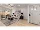 Bright living room featuring modern furniture, stylish decor, and ample natural light at 7125 N 23Rd Ave, Phoenix, AZ 85021