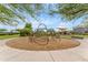 This is a well-maintained playground with climbing structures on a mulch surface at 9853 E Solstice Ave, Mesa, AZ 85212