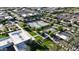 Aerial view of well-maintained community tennis and bocce ball courts at 10156 E Talon Ave, Mesa, AZ 85212