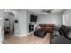Cozy living room with tile flooring and a built-in entertainment niche at 125 S 56Th St # 36, Mesa, AZ 85206