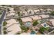 From above, the community has desert landscaping, private pools and backyards for entertaining and relaxation at 14033 S 31St St, Phoenix, AZ 85048