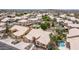 The houses in the community have desert landscaping, tile roofs, and private pools, as seen from an aerial perspective at 14033 S 31St St, Phoenix, AZ 85048
