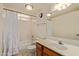 Bathroom featuring a shower and tub combination, and a vanity sink at 150 N Nielson St, Gilbert, AZ 85234