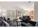 Bright living room with natural light, neutral walls, and an adjacent dining area at 150 N Nielson St, Gilbert, AZ 85234