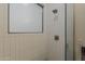 Shower features tiled walls, pebble floor, and rainfall shower head at 19323 E Canary Way, Queen Creek, AZ 85142