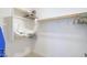 Walk-in closet featuring extensive hanging and shelving options, maximizing storage space at 2511 W Queen Creek Rd # 374, Chandler, AZ 85248