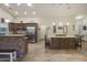Well-equipped kitchen with a large central island, granite counters, and stainless steel appliances at 2917 E Northridge St, Mesa, AZ 85213